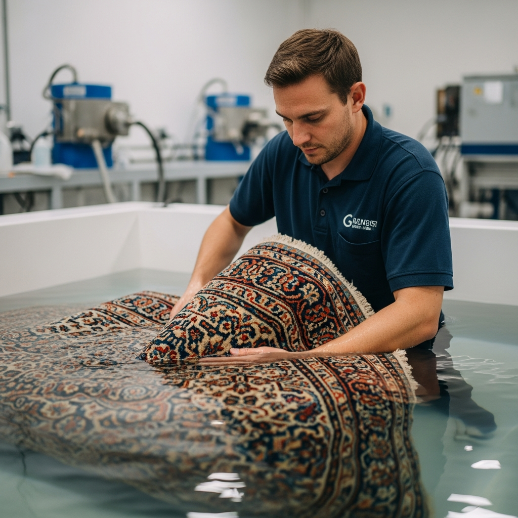 Heritage Rug Washing: The Science of Submersion Cleaning