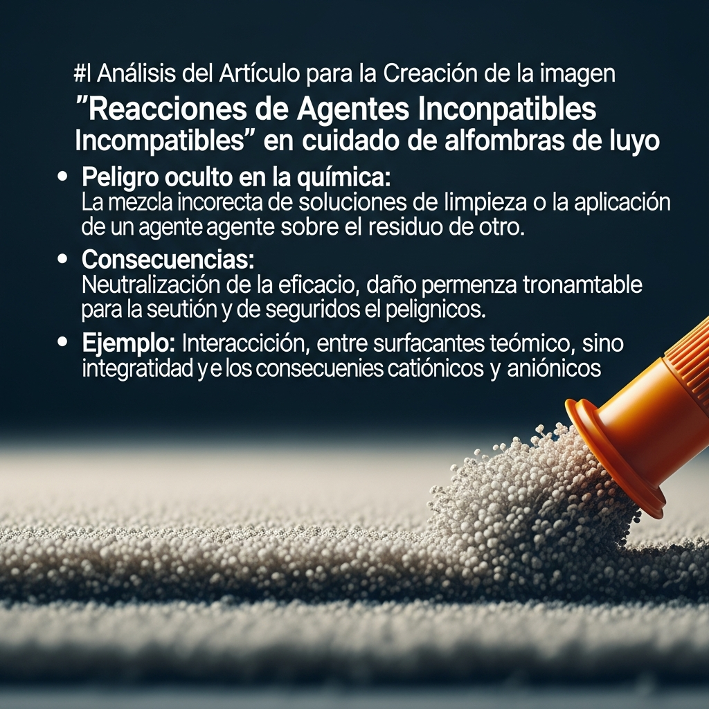 The Unseen Threat: Incompatible Carpet Cleaning Chemicals