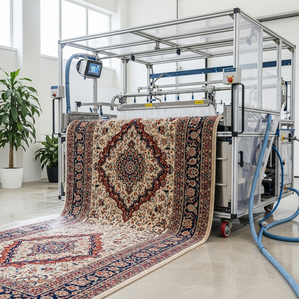 The Science of a Flawless Rug: Plant Washing Tech Ops