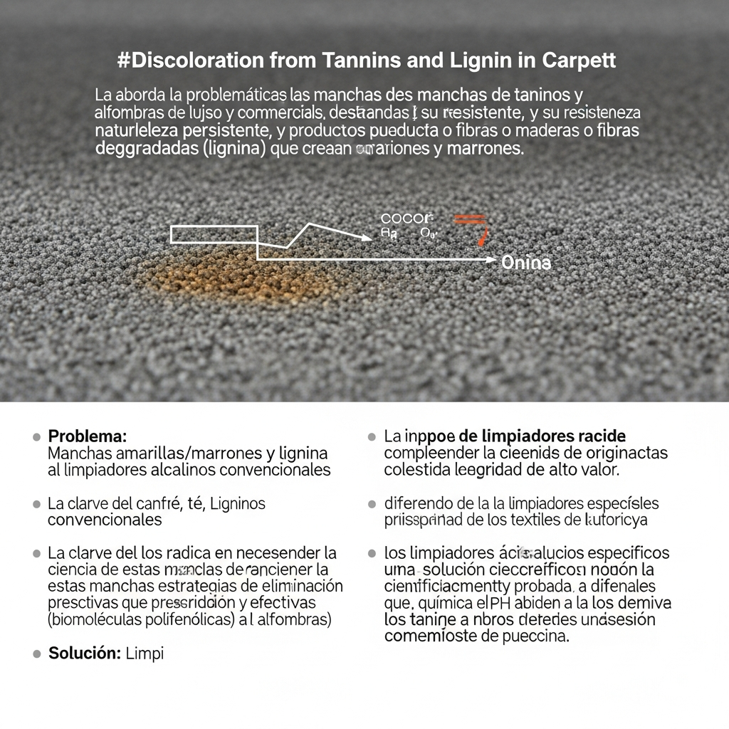 Tannin & Lignin: The Science of Acidic Carpet Spotting